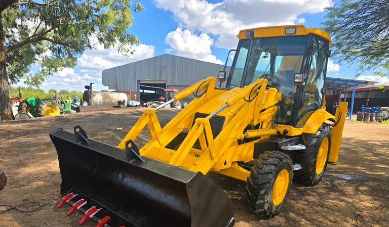 Backhoe loader - available for plant hire